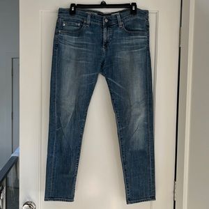 AG Nikki Crop - Lighter Wash Denim